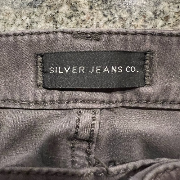 Silver Jeans Skinny Cargo Grey Jeans - Picture 2 of 9